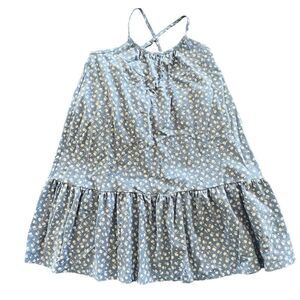GAP Kids Girls Light Blue Spaghetti Strap Summer Swing Dress Size M/ 8
